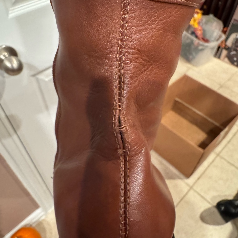 PAZZO Chestnut Lace-Up Women's Boots - Picture 5 of 7